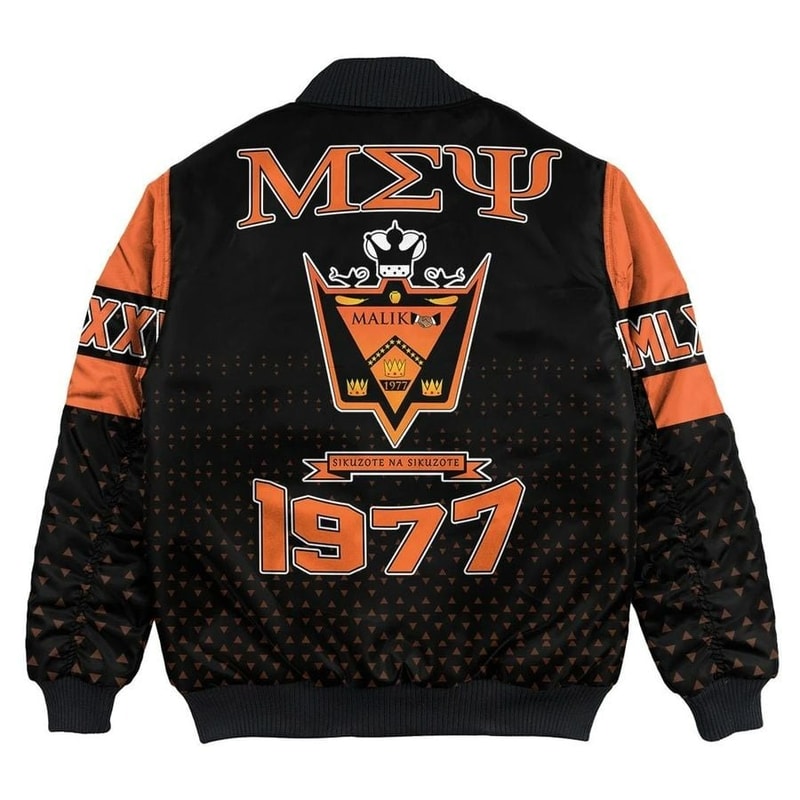 MCM Malik Sigma Psi Bomber Jackets, African Bomber Jacket For Men Women