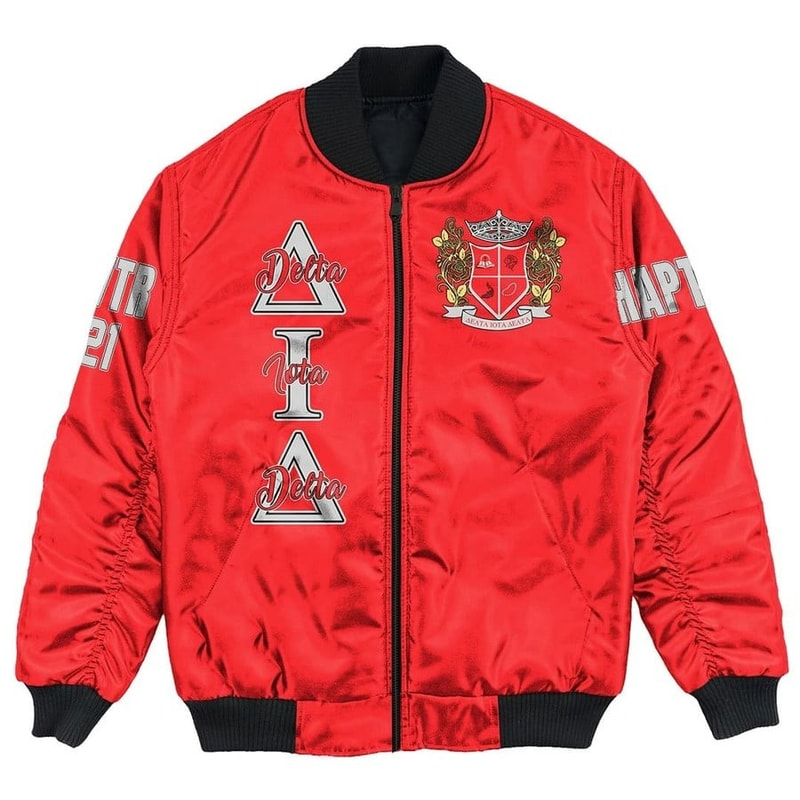 Custom Delta Iota Delta Bomber Jackets, African Bomber Jacket For Men Women