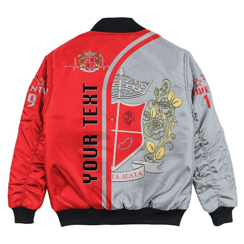 Custom Delta Iota Delta In My Heart Bomber Jackets, African Bomber Jacket For Men Women