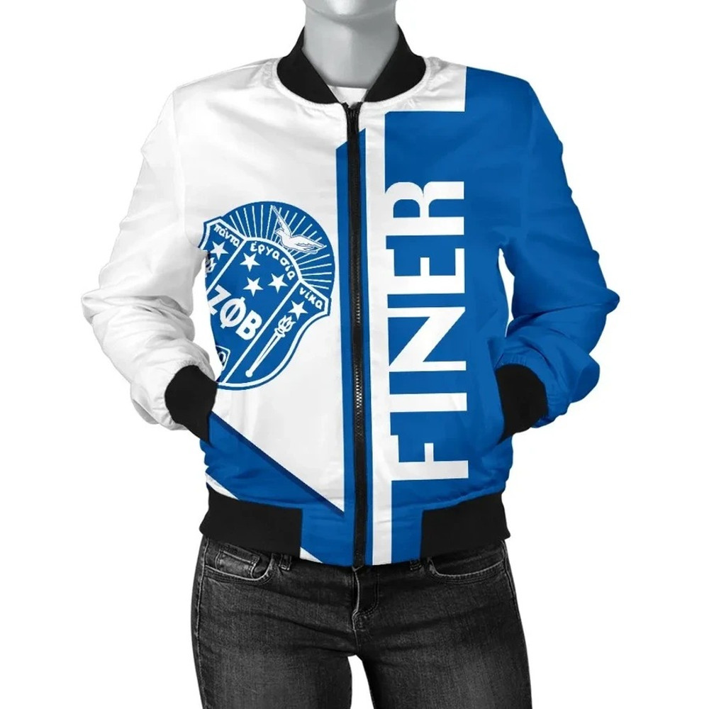 Finer Zeta Phi Beta Bomber, African Bomber Jacket For Men Women