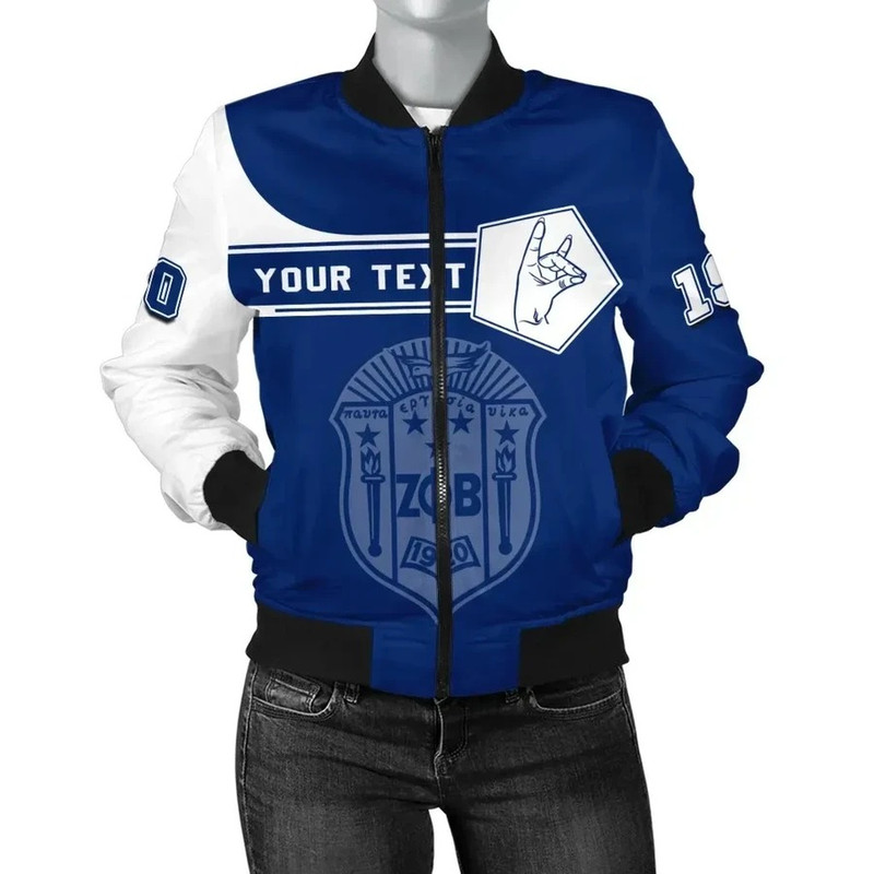 Personalised Zeta Phi Beta Bomber Jacket Simple Style, African Bomber Jacket For Men Women