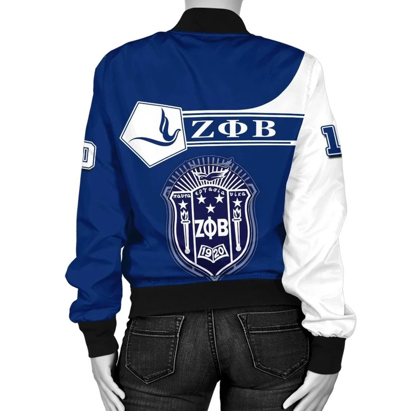 Personalised Zeta Phi Beta Bomber Jacket Simple Style, African Bomber Jacket For Men Women