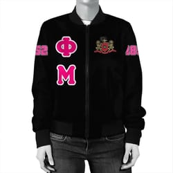 phi mu letters bomber jacket, african bomber jacket for men women
