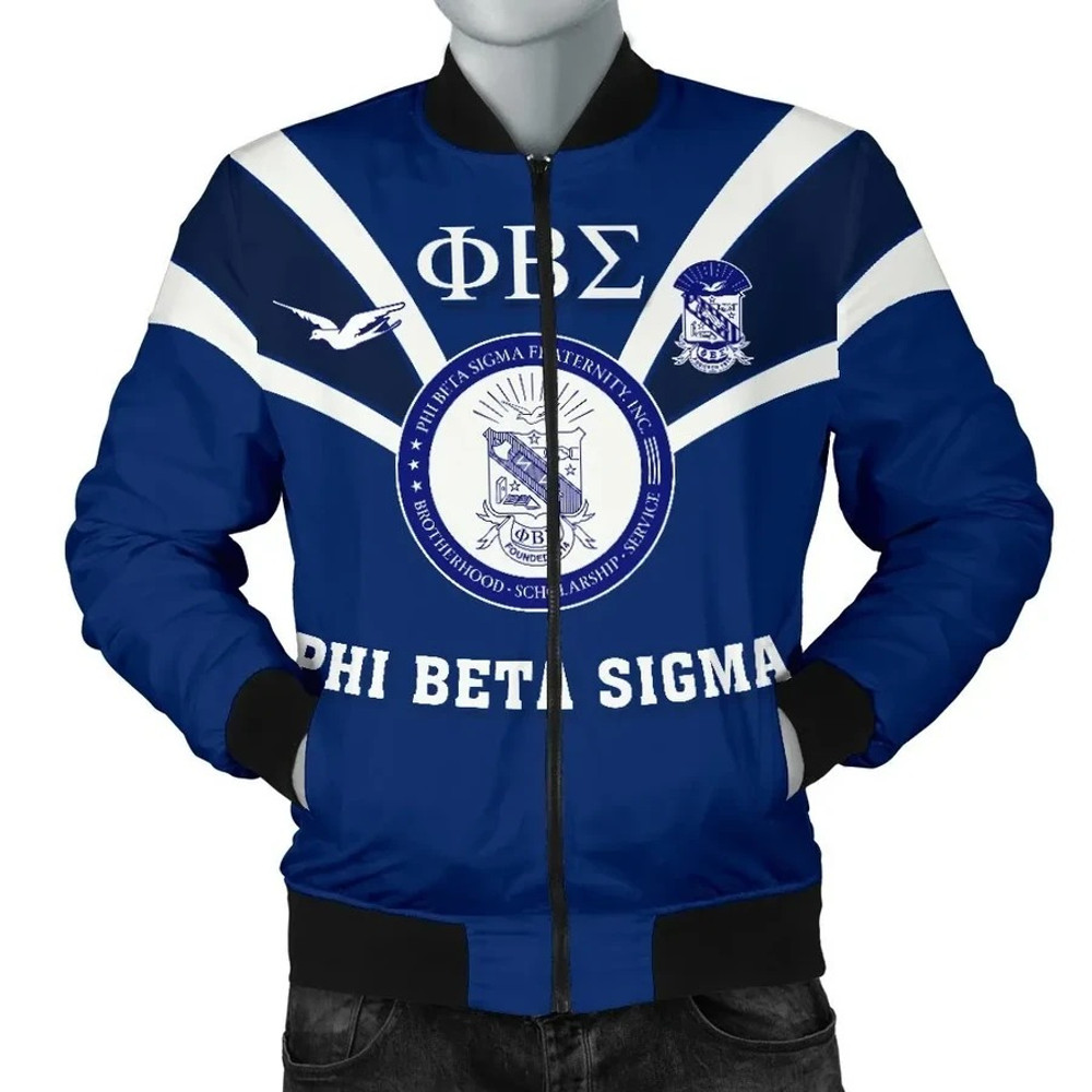 Phi Beta Sigma Bomber Jacket Tusk Style, African Bomber Jacket For Men Women
