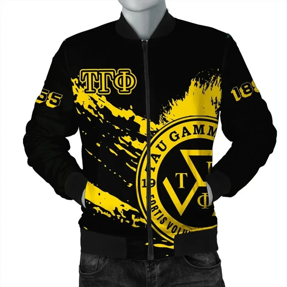 Tip Style Tau Gamma Phi Bomber Jacket, African Bomber Jacket For Men Women 01