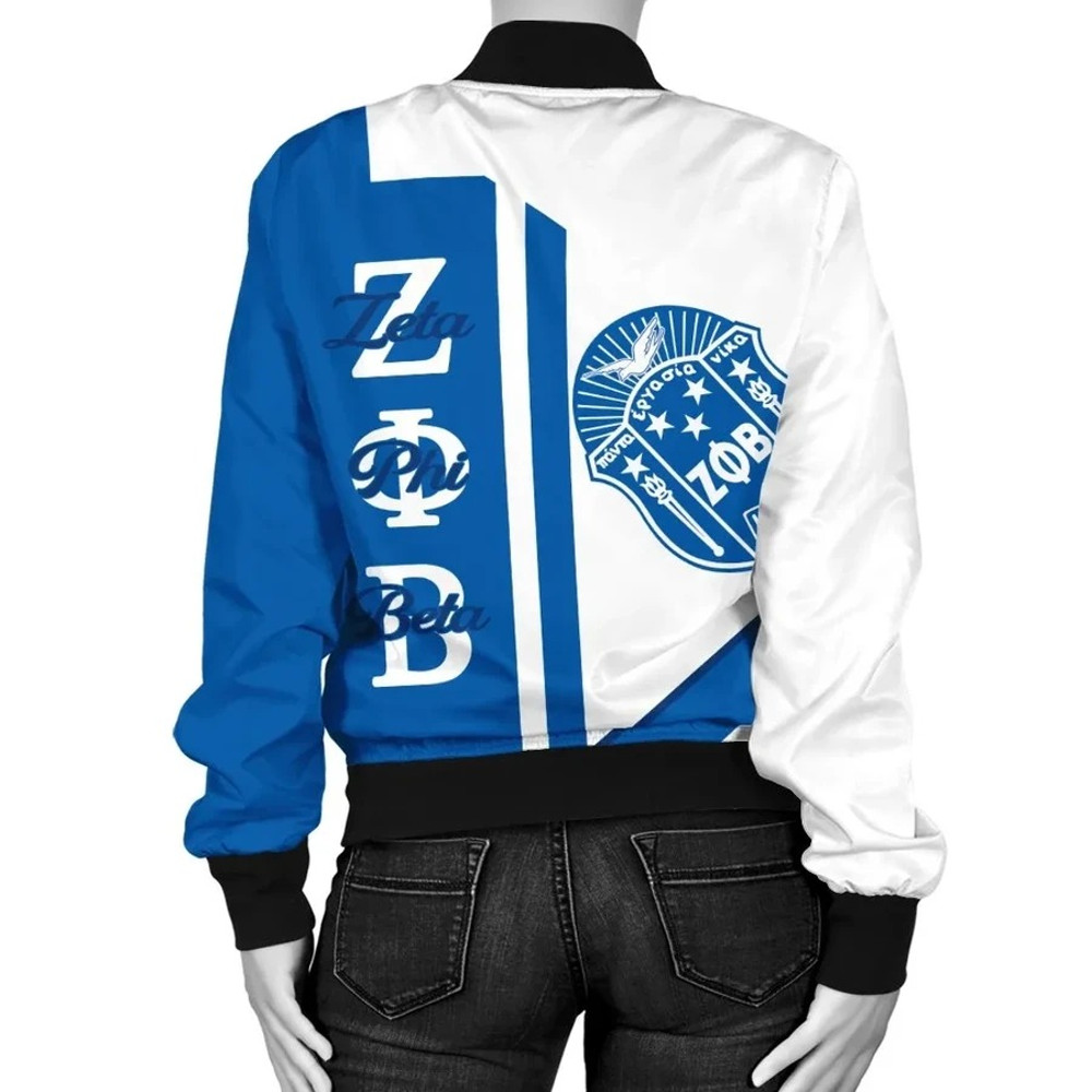 Zeta Phi Beta ZPB Half Concept Bomber, African Bomber Jacket For Men Women