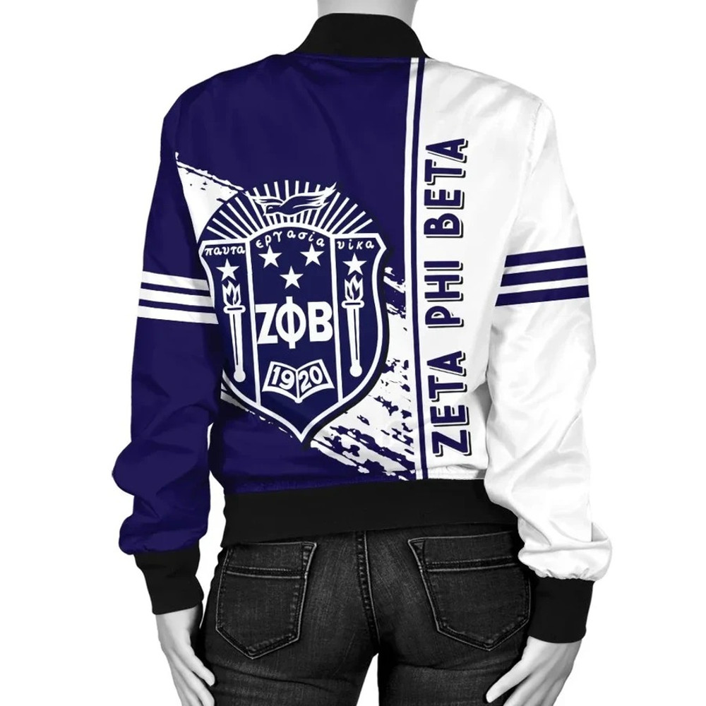 Zeta Phi Beta Bomber Jacket Quarter Style, African Bomber Jacket For Men Women