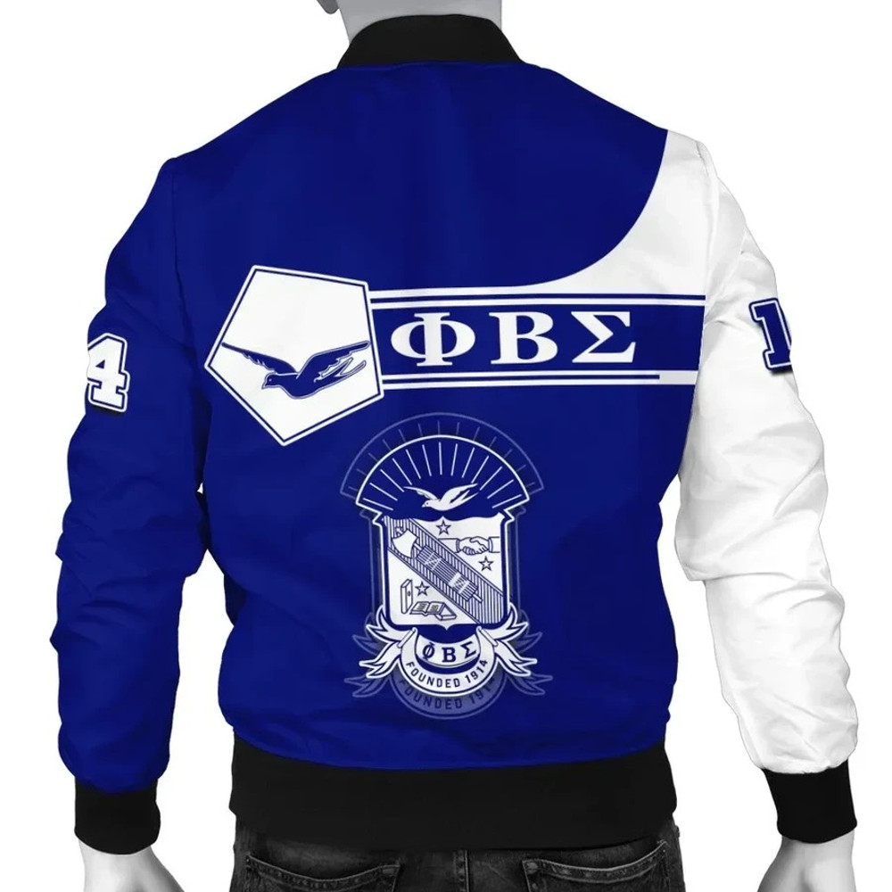 Personalised Phi Beta Sigma Bomber Jacket Simple Style, African Bomber Jacket For Men Women