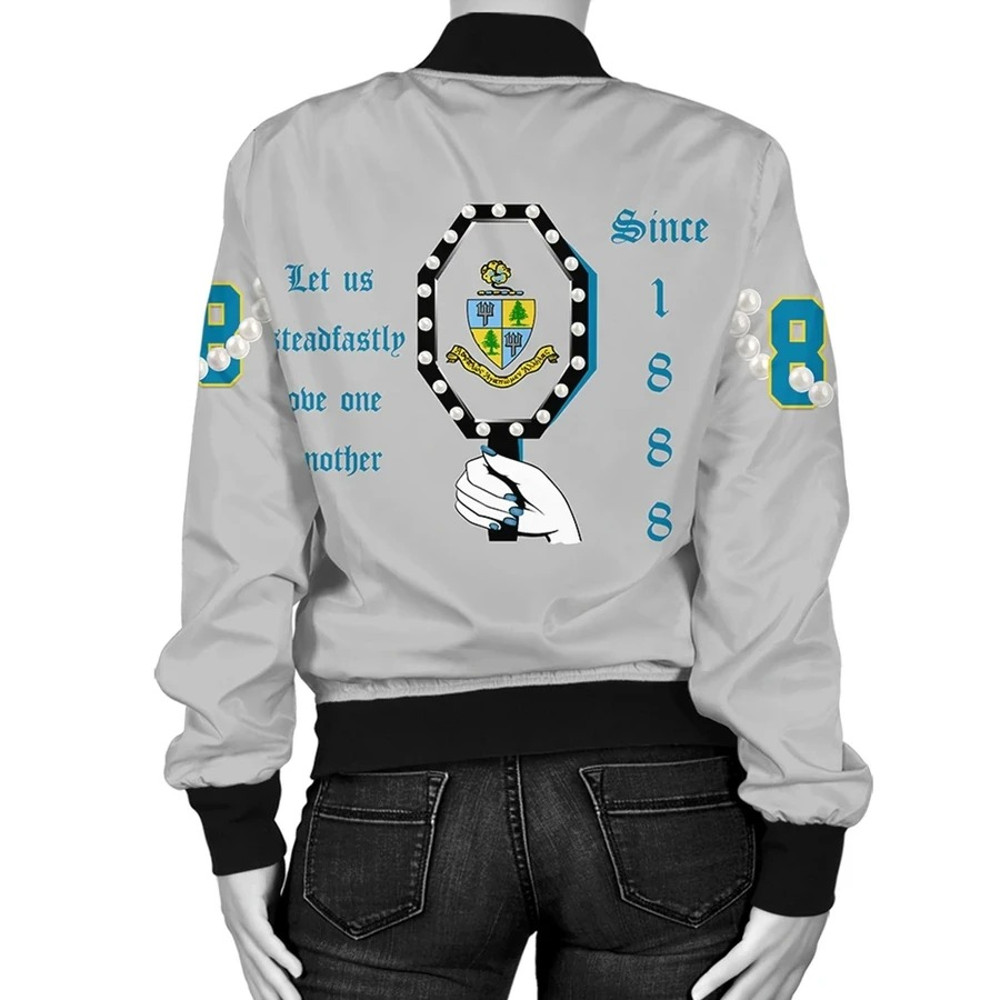 Delta Delta Delta Ver.2 Pearls Bomber Jacket, African Bomber Jacket For Men Women