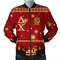 Christmas Letters Fraternity Delta Chi Bomber Jacket, African Bomber Jacket For Men Women