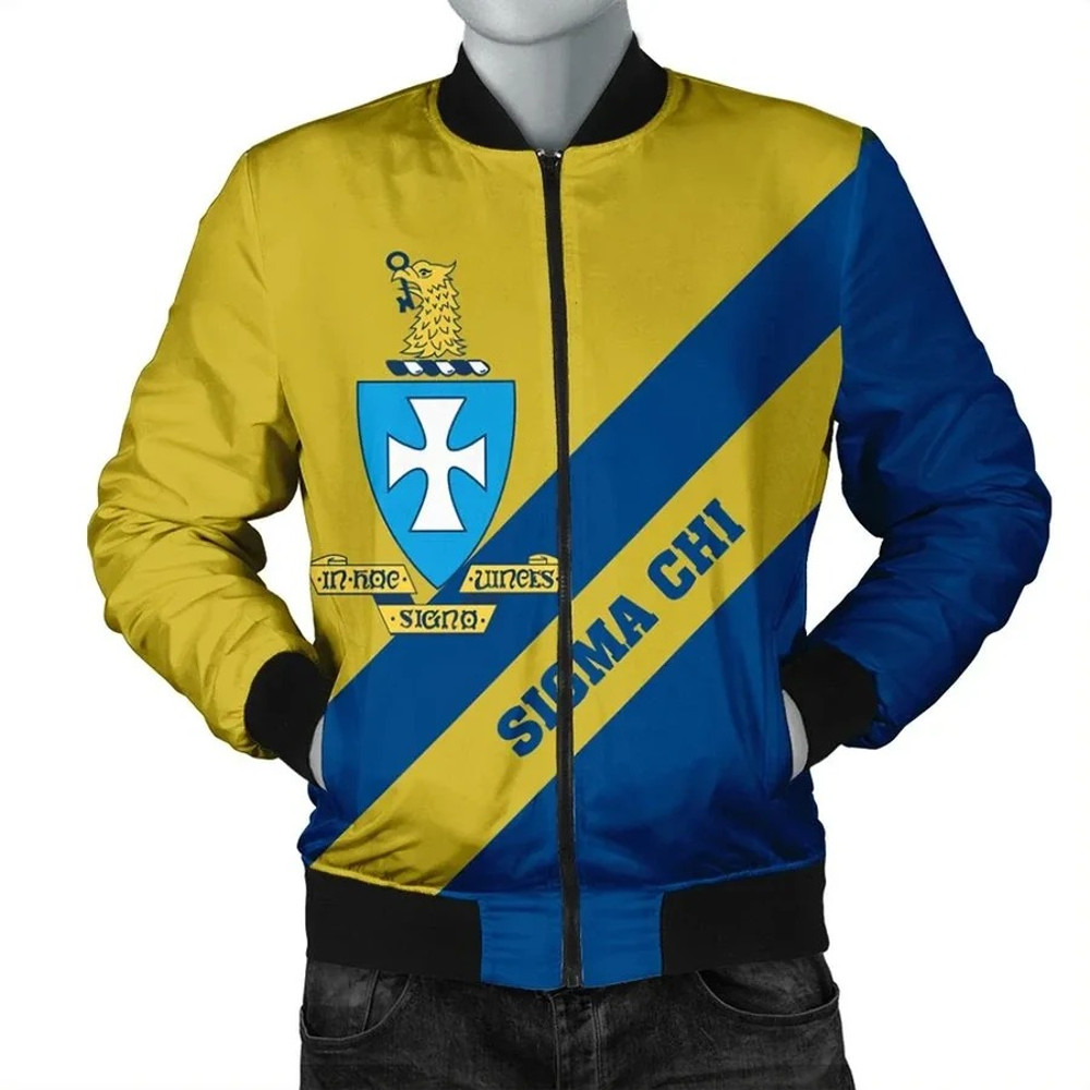 Tech Style Tech Style Sigma Chi Bomber Jacket, African Bomber Jacket For Men Women