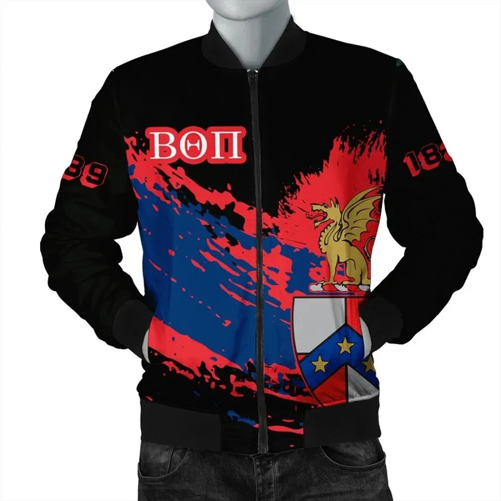 Tip Style Beta Theta Pi Bomber Jacket, African Bomber Jacket For Men Women