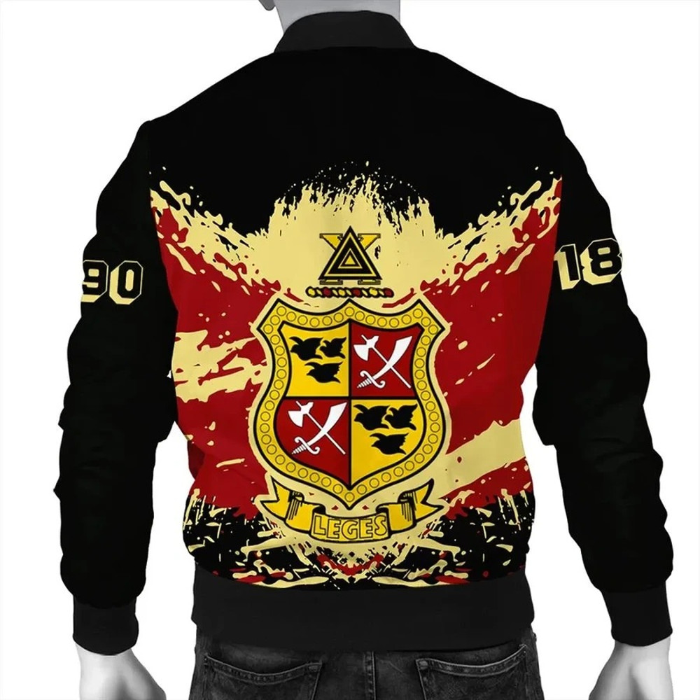 Tip Style Delta Chi Bomber Jacket, African Bomber Jacket For Men Women