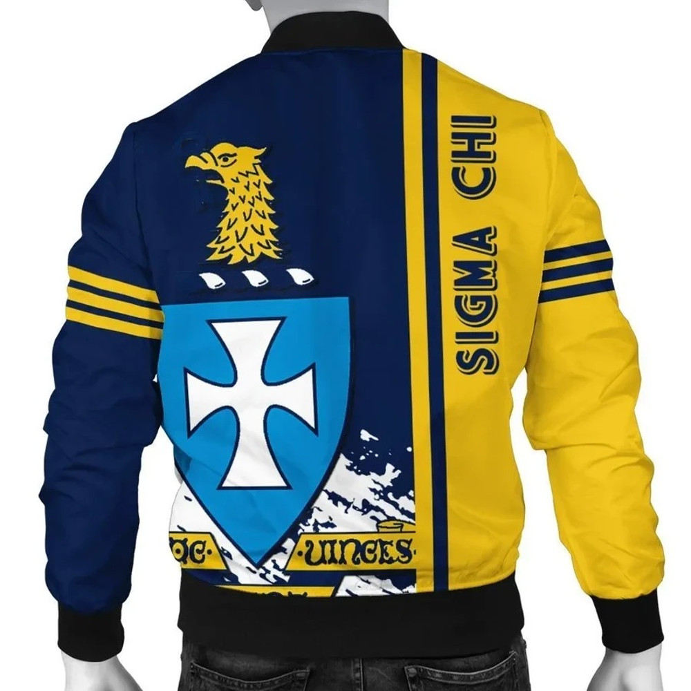 Sigma Chi Bomber Jacket Quarter Style, African Bomber Jacket For Men Women