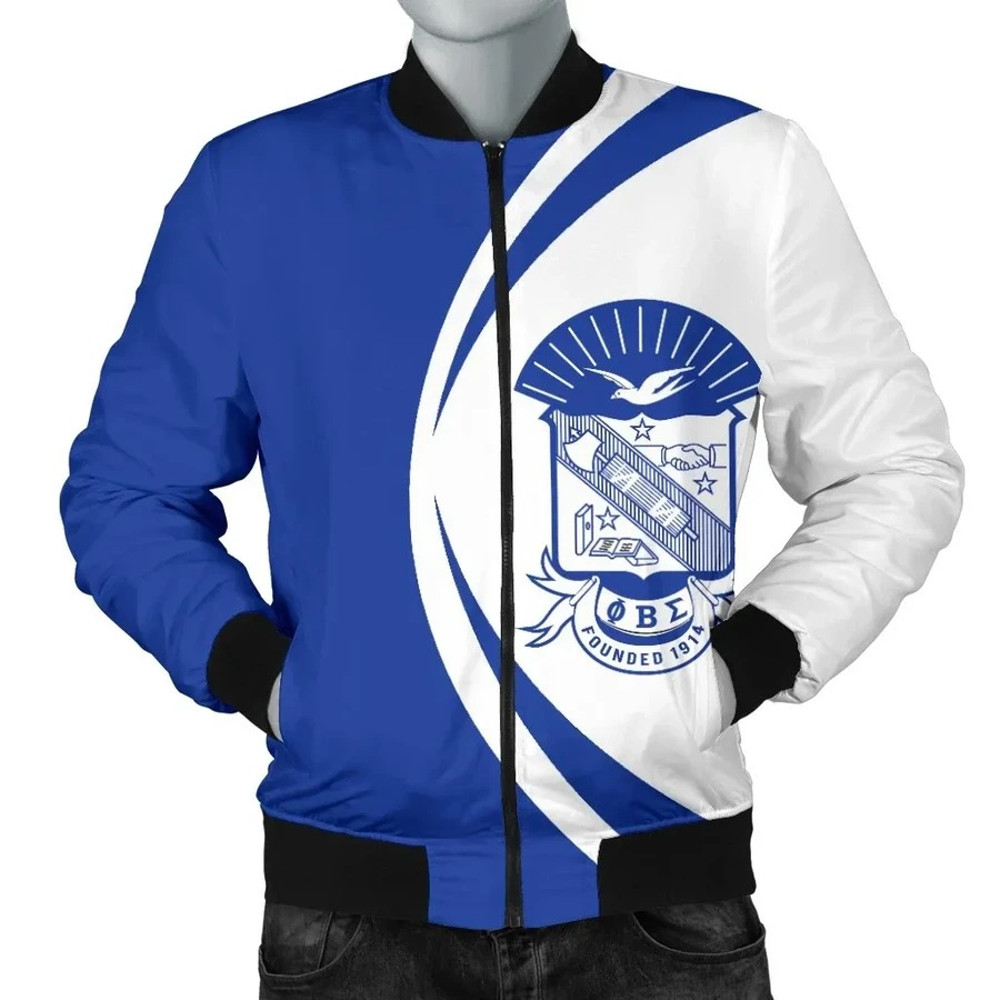 Phi Beta Sigma Big Logo Bomber Jacket Gomab, African Bomber Jacket For Men Women