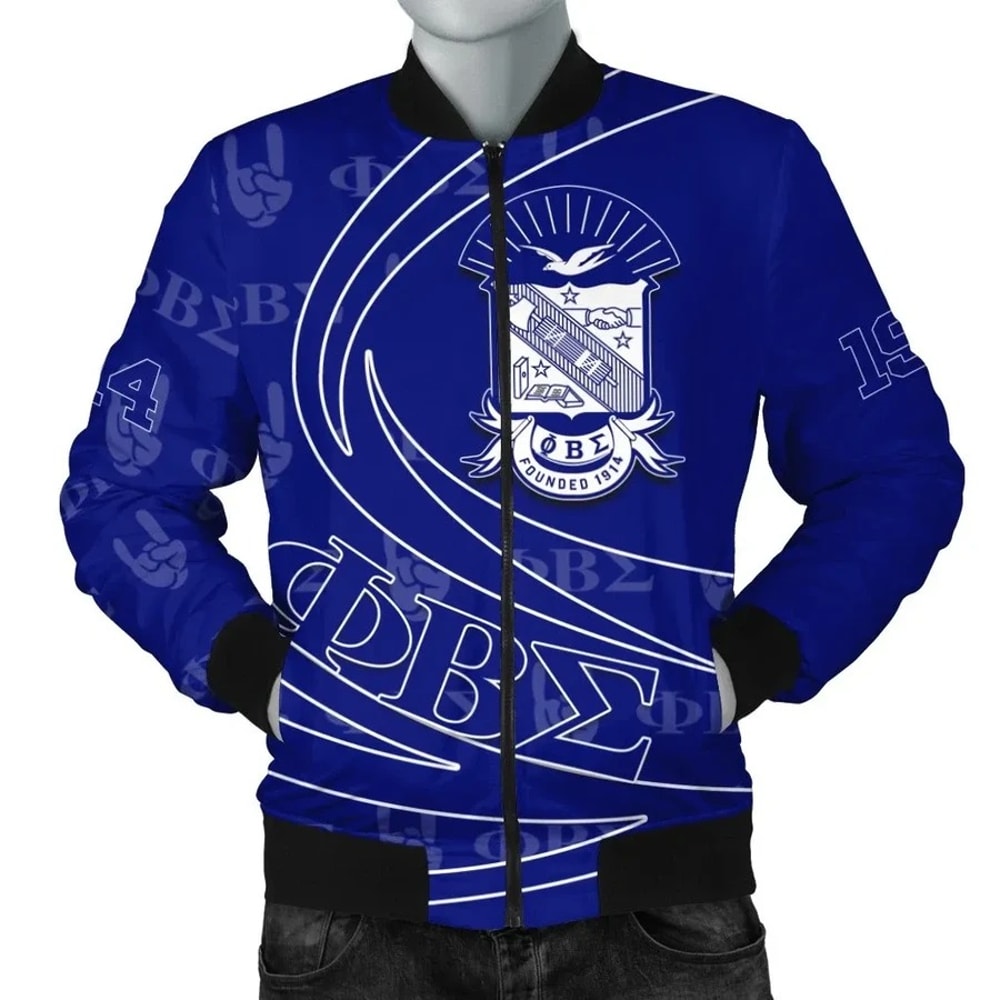 Phi Beta Sigma Bomber Jacket Bend Style, African Bomber Jacket For Men Women