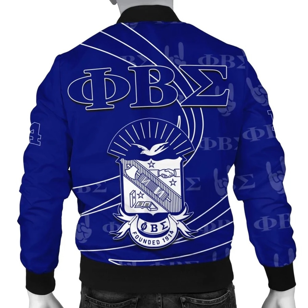 Phi Beta Sigma Bomber Jacket Bend Style, African Bomber Jacket For Men Women
