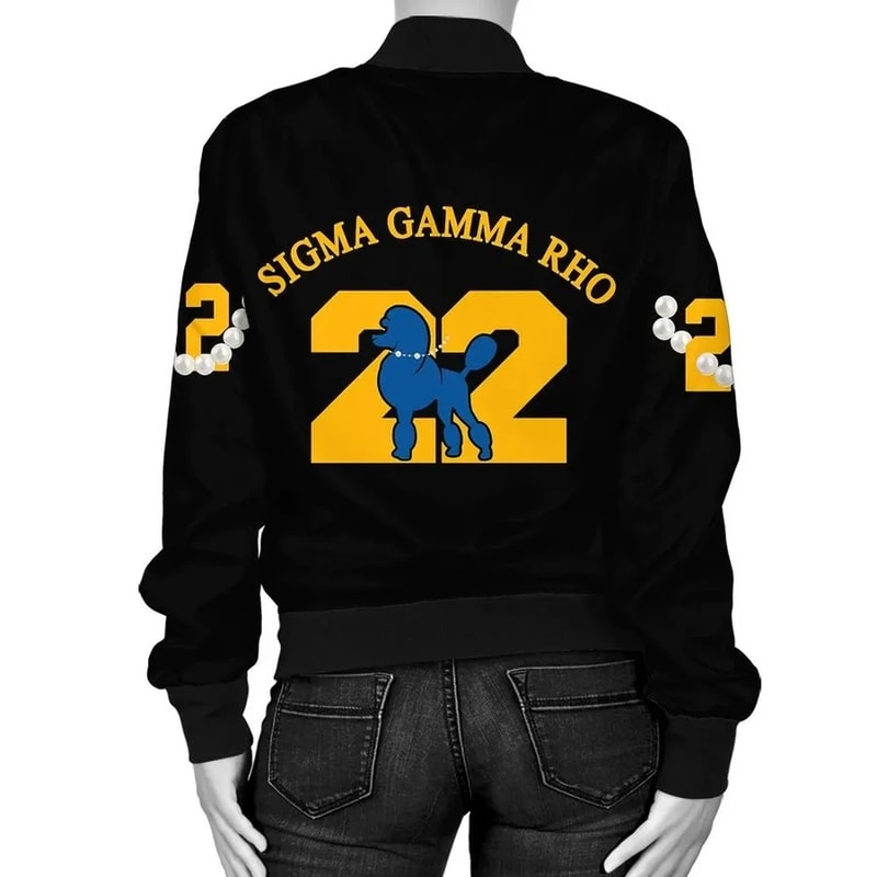 Sigma Gamma Rho Pearl Bomber Jacket, African Bomber Jacket For Men Women