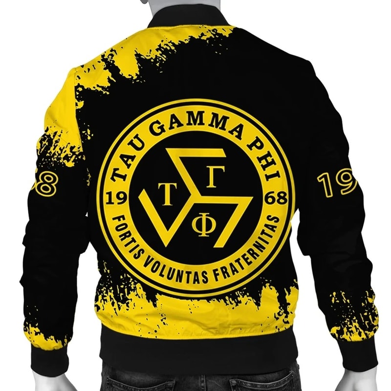 Tau Gamma Phi Face Style Bomber Jacket, African Bomber Jacket For Men Women