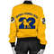 Sigma Gamma Rho Pearl Yellow Bomber Jacket, African Bomber Jacket For Men Women