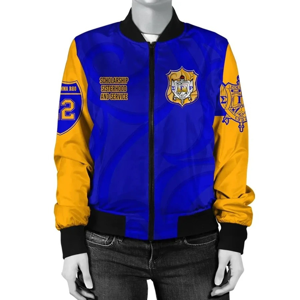 Sigma Gamma Rho - Pretty Poodles Bomber Jacket, African Bomber Jacket For Men Women