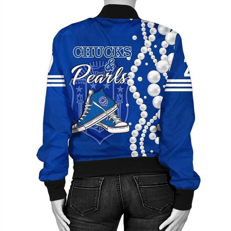 Zeta Phi Beta K.H Pearls Bomber Jacket, African Bomber Jacket For Men Women