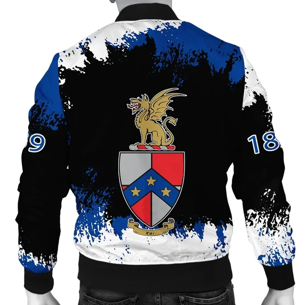 Zeta Phi Beta K.H Pearls Bomber Jacket, African Bomber Jacket For Men Women