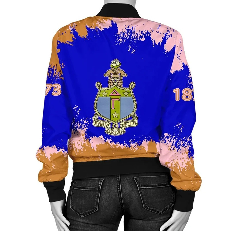 Delta Gamma Face Style Bomber Jacket, African Bomber Jacket For Men Women