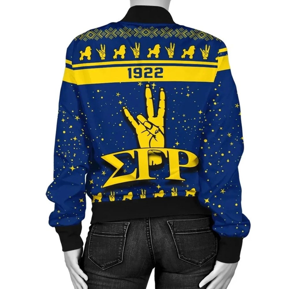 Sigma Gamma Rho Christmas Bomber Jacket, African Bomber Jacket For Men Women