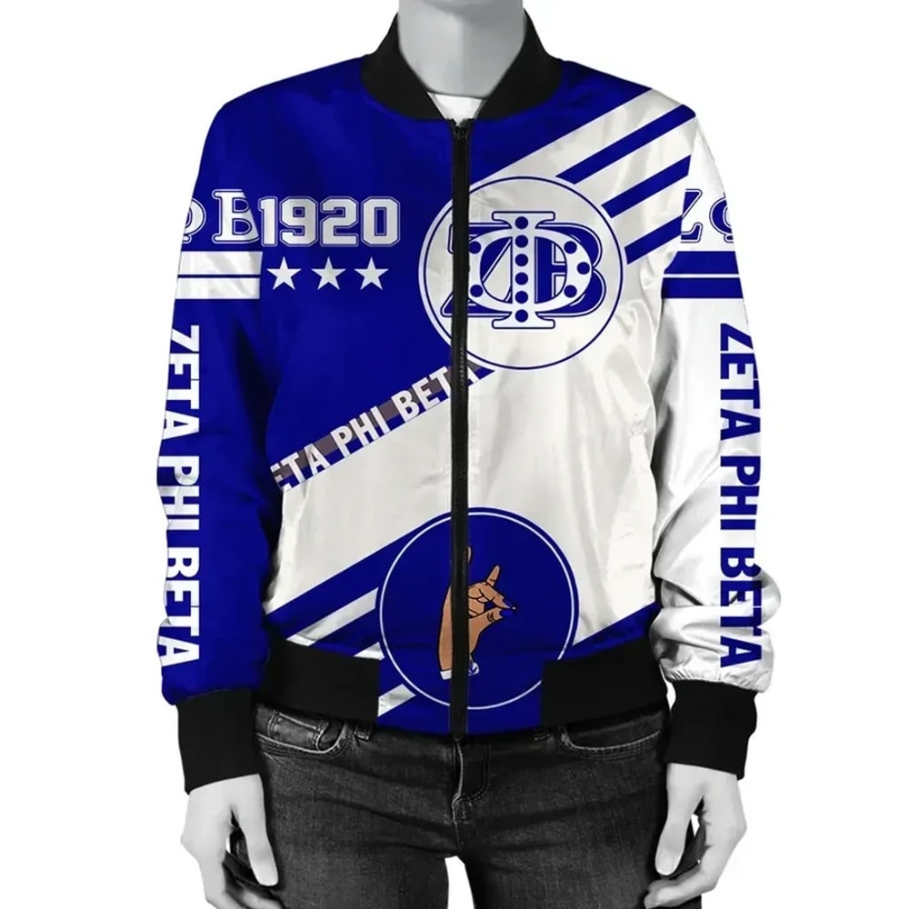 Zeta Phi Beta Swift Balls Bomber Jacket, African Bomber Jacket For Men Women 01