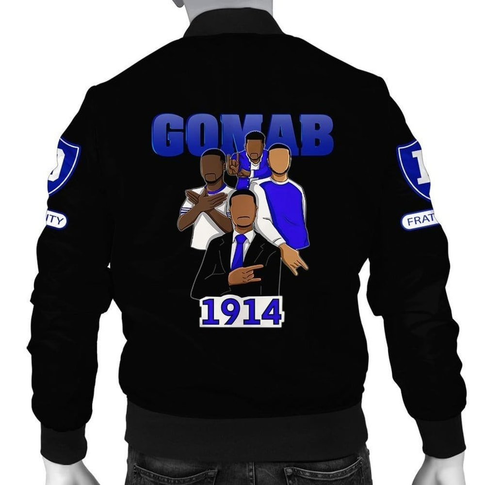 PHI BETA SIGMA BROTHERHOOD LETTERS BOMBER JACKET, African Bomber Jacket For Men Women