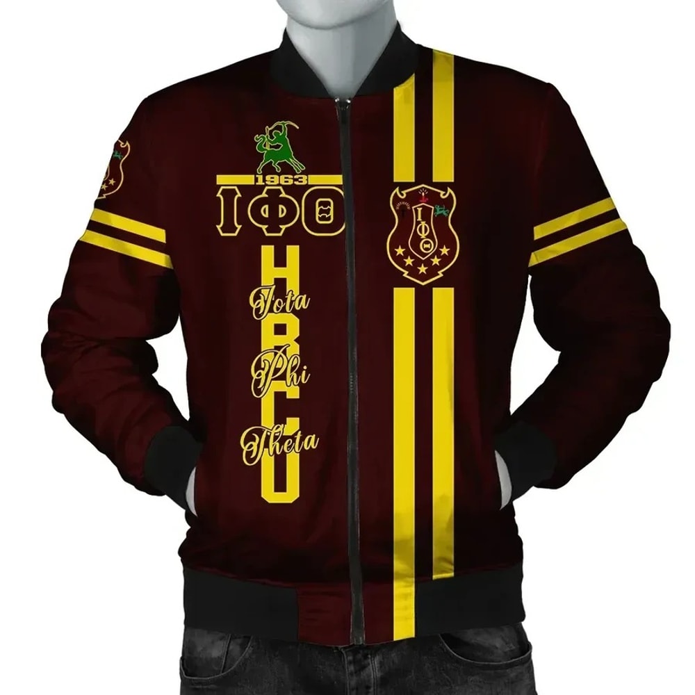 HBCU Iota Phi Theta Centaur Bomber, African Bomber Jacket For Men Women