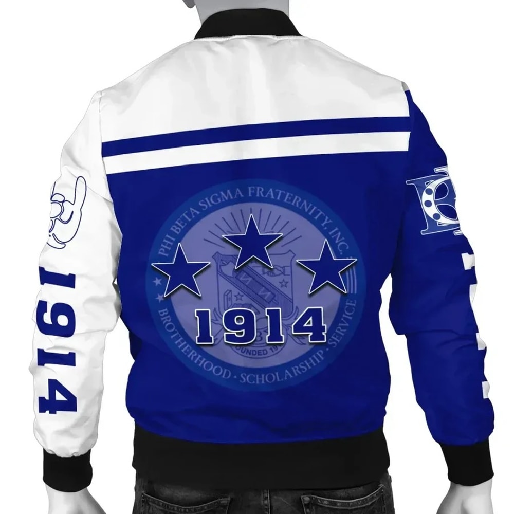 Phi Beta Sigma Bomber Jacket - Late Style, African Bomber Jacket For Men Women