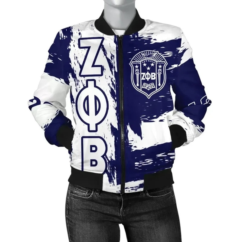 Zeta Phi Beta Unheardove Bomber Jacket - Note Style, African Bomber Jacket For Men Women