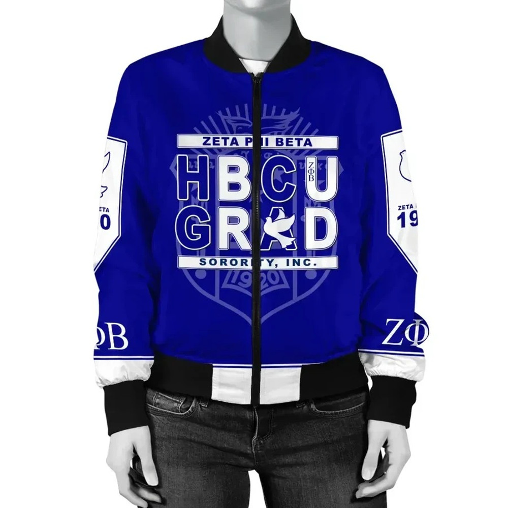 Zeta Phi Beta Bomber Jacket HBCU Style, African Bomber Jacket For Men Women
