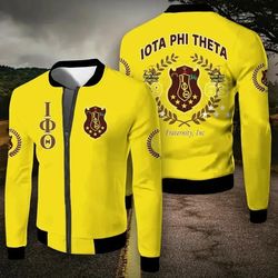 unique iota phi theta bomber, african bomber jacket for men women