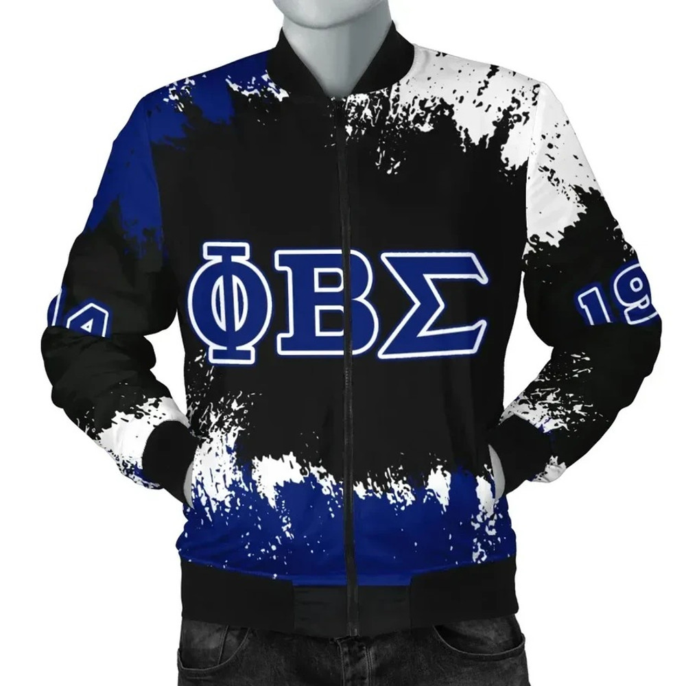 Phi Beta Sigma Bomber Jacket - Face Style, African Bomber Jacket For Men Women