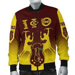 iota phi theta with centaur bomber jacket, african bomber jacket for men women