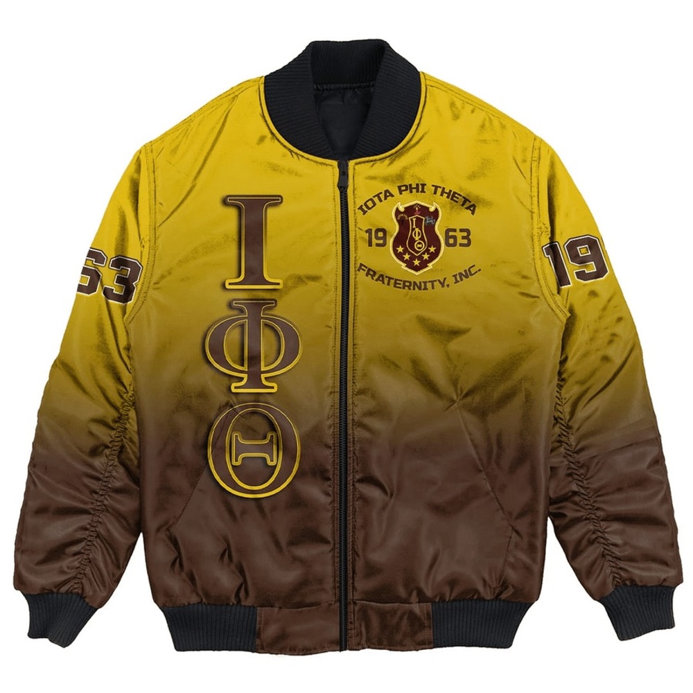 Iota Phi Theta Gradient Bomber Jackets, African Bomber Jacket For Men Women