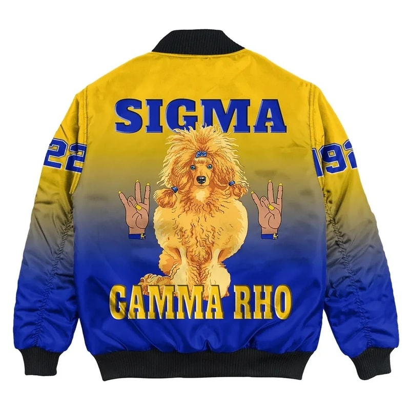 Sigma Gamma Rho Gradient Bomber Jackets, African Bomber Jacket For Men Women