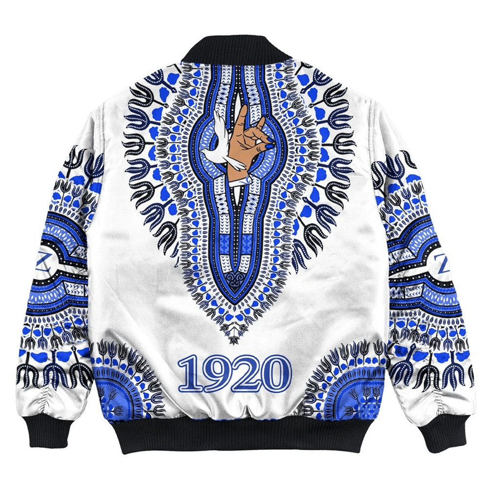 Zeta Phi Beta Dashiki Bomber Jackets, African Bomber Jacket For Men Women