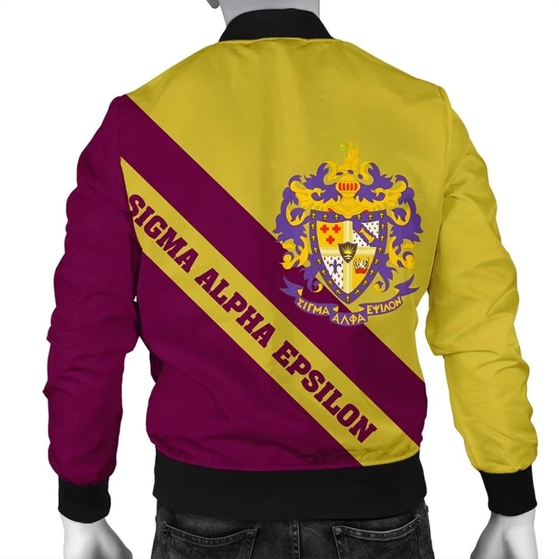 Tech Style Tech Style Sigma Alpha Epsilon Bomber Jacket, African Bomber Jacket For Men Women