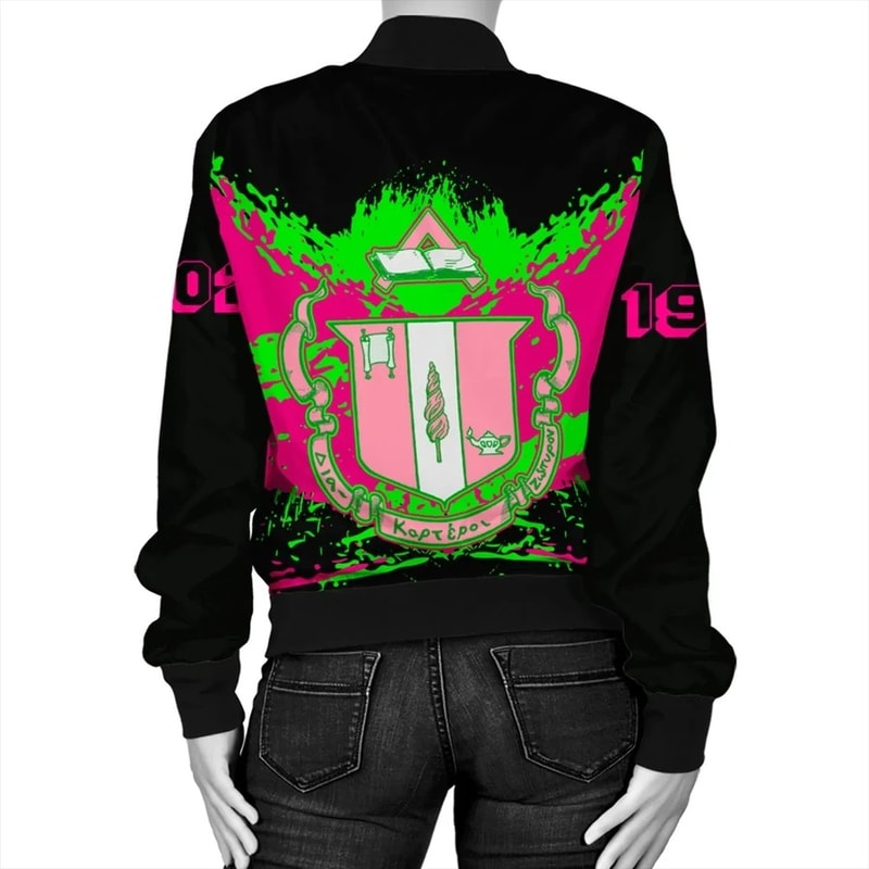 Tip Style Delta Zeta Bomber Jacket, African Bomber Jacket For Men Women