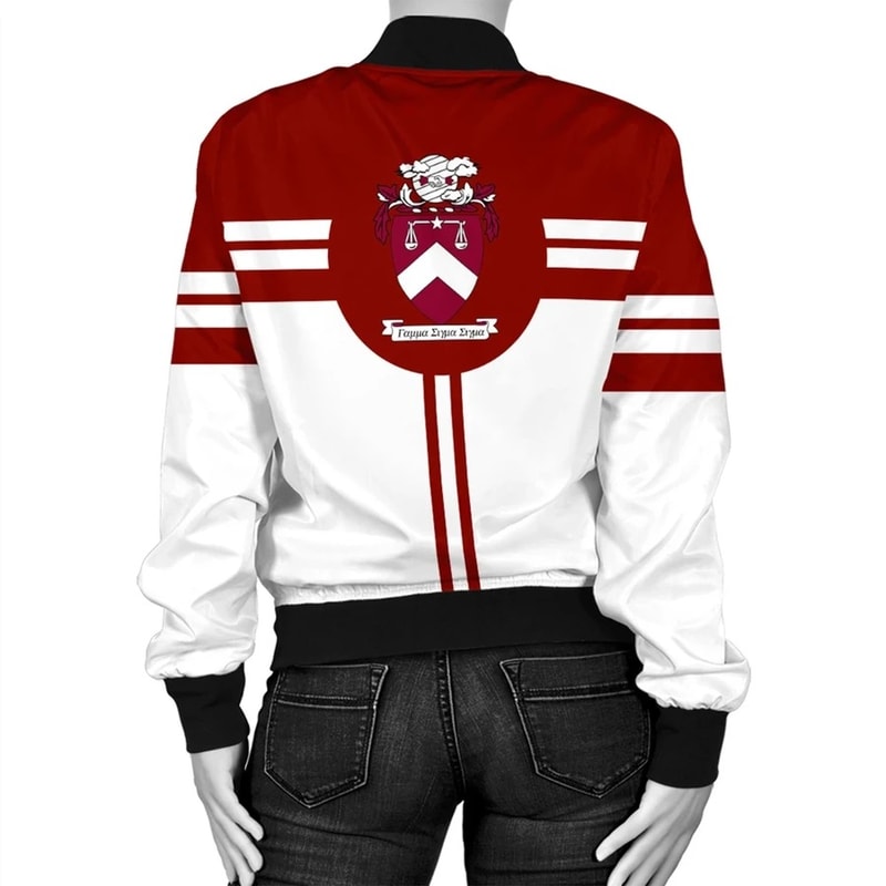 Extra Style Gamma Sigma Sigma Bomber Jacket, African Bomber Jacket For Men Women