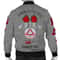 Gamma Delta Iota 1974 Grey Bomber Jacket, African Bomber Jacket For Men Women