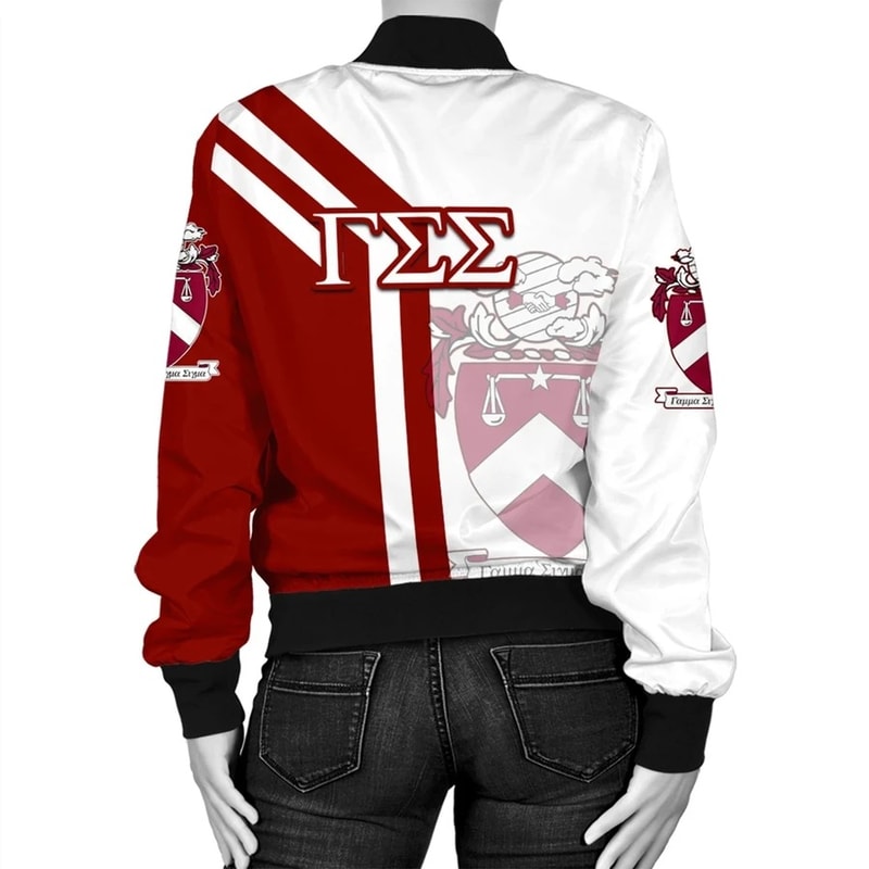 Alva Style Gamma Sigma Sigma Bomber Jacket, African Bomber Jacket For Men Women