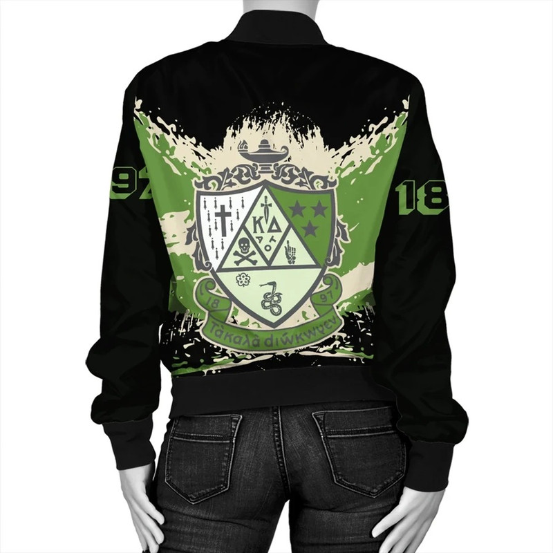 Tip Style KD Sorority Bomber Jacket, African Bomber Jacket For Men Women
