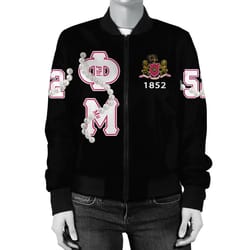phi mu pearls bomber jacket, african bomber jacket for men women