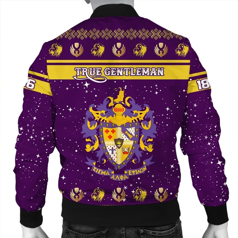 Christmas Style Fraternity Sigma Alpha Epsilon Bomber Jacket, African Bomber Jacket For Men Women