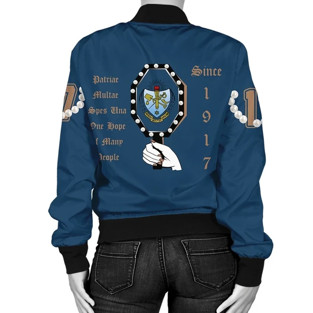 Sigma Delta Tau Ver.1 Pearls Bomber Jacket, African Bomber Jacket For Men Women